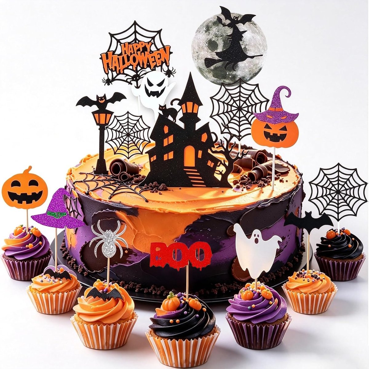 15 STKS Halloween Cake