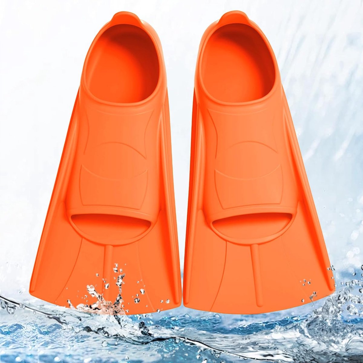 Zwemvinnen, korte vinnen voor zwemmen, trainingsvinnen voor kinderen en volwassenen, voor duiken, snorkelen en zwemmen