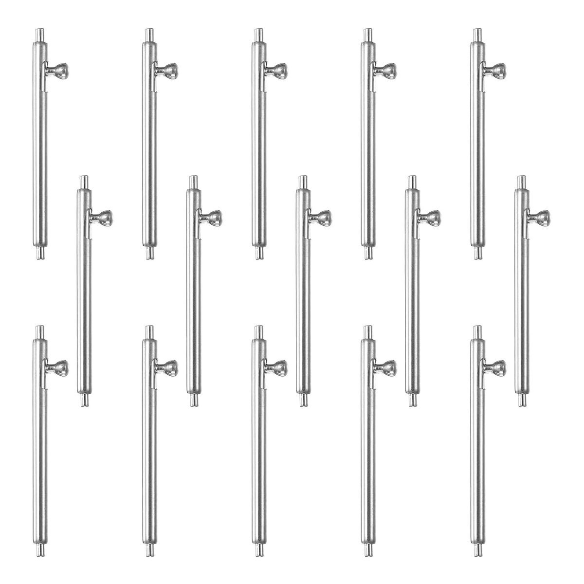 15 stuks veerpennen met snelsluiting, 17 mm, 1,5 mm, dia 304, roestvrij staal, vervangende horlogebandjes en accessoires