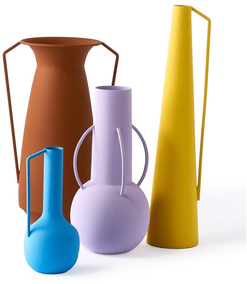 Pols Potten Roman Vazen - Set 4 - Morning Blauw