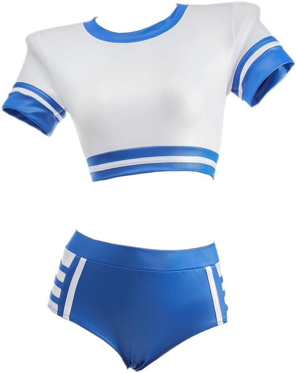 Sexy cosplay sport ondergoed anime leuke strakke pasvorm gymnastiek yoga badpak kleding