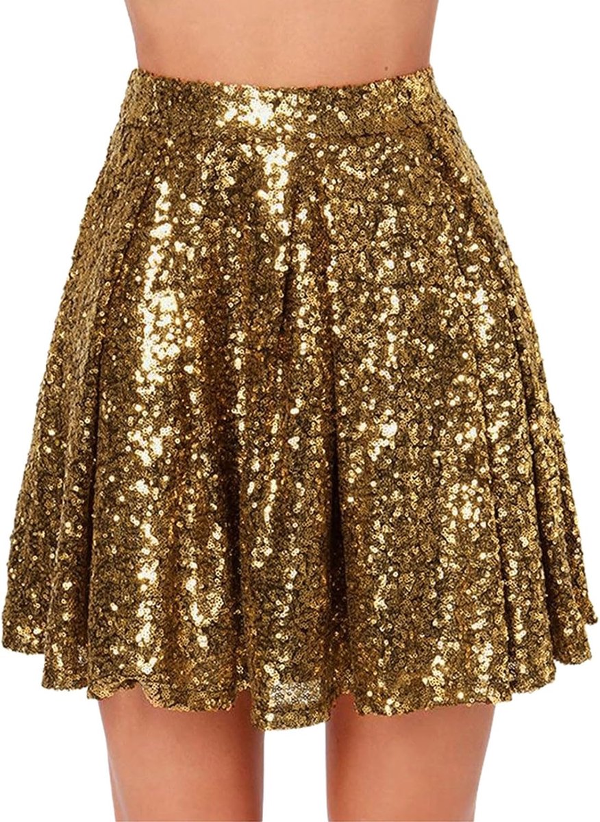 Midirok voor dames, geplooid, hoge taille, lichte stof, fijne plooien, vloeiende snit, bordeaux A5