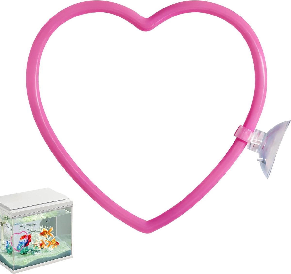 Decoratieaccessoires voor je Betta-aquarium, roze speelgoed en benodigdheden voor je aquarium, schattig ontwerp, niet snel beschadigd
