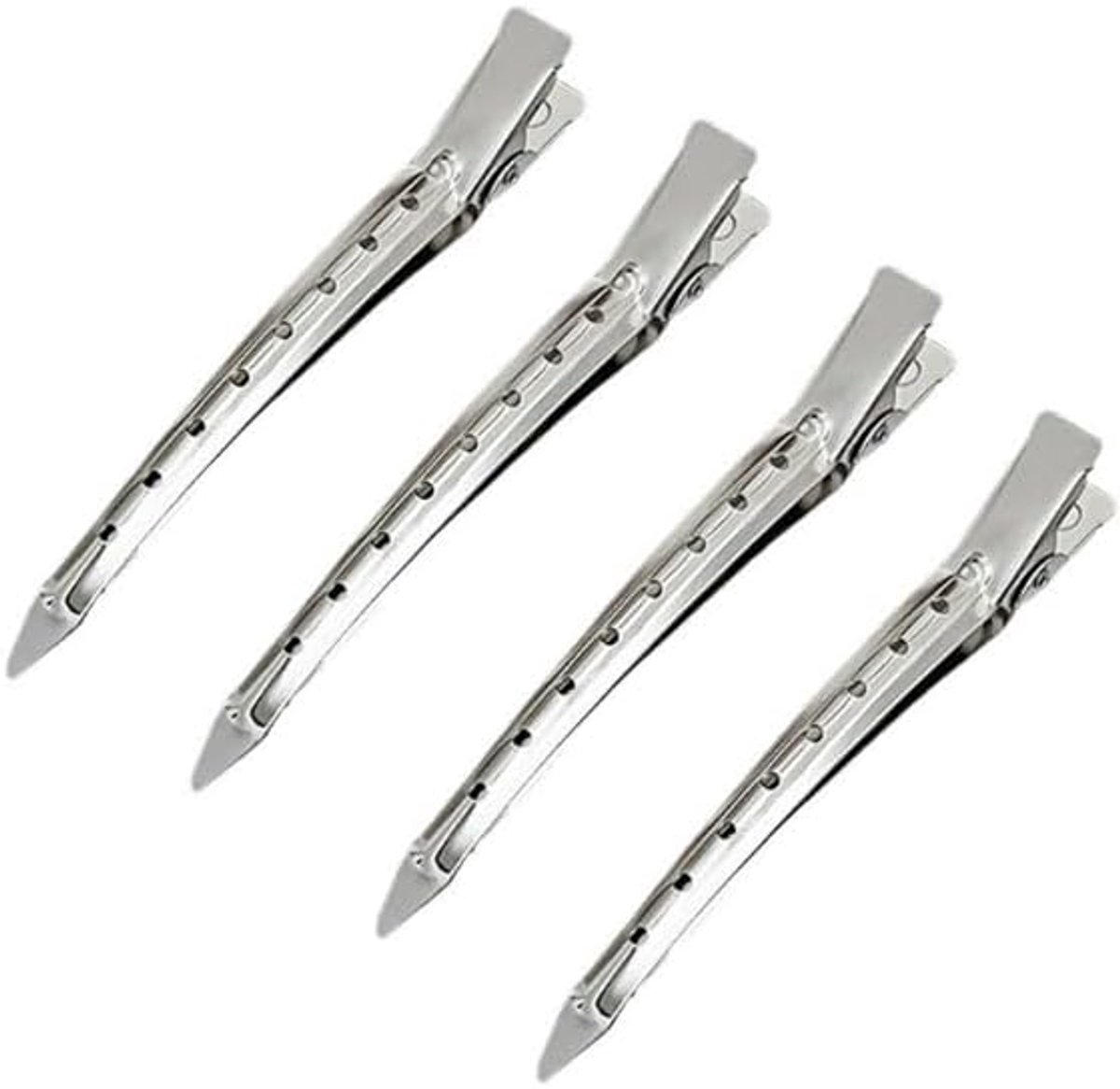 Haarspelden voor dames, 9 cm haarclips voor dames, metalen haarclips voor kappersbenodigdheden en haarstyling, verdelingsklemmen, salon en privégebruik