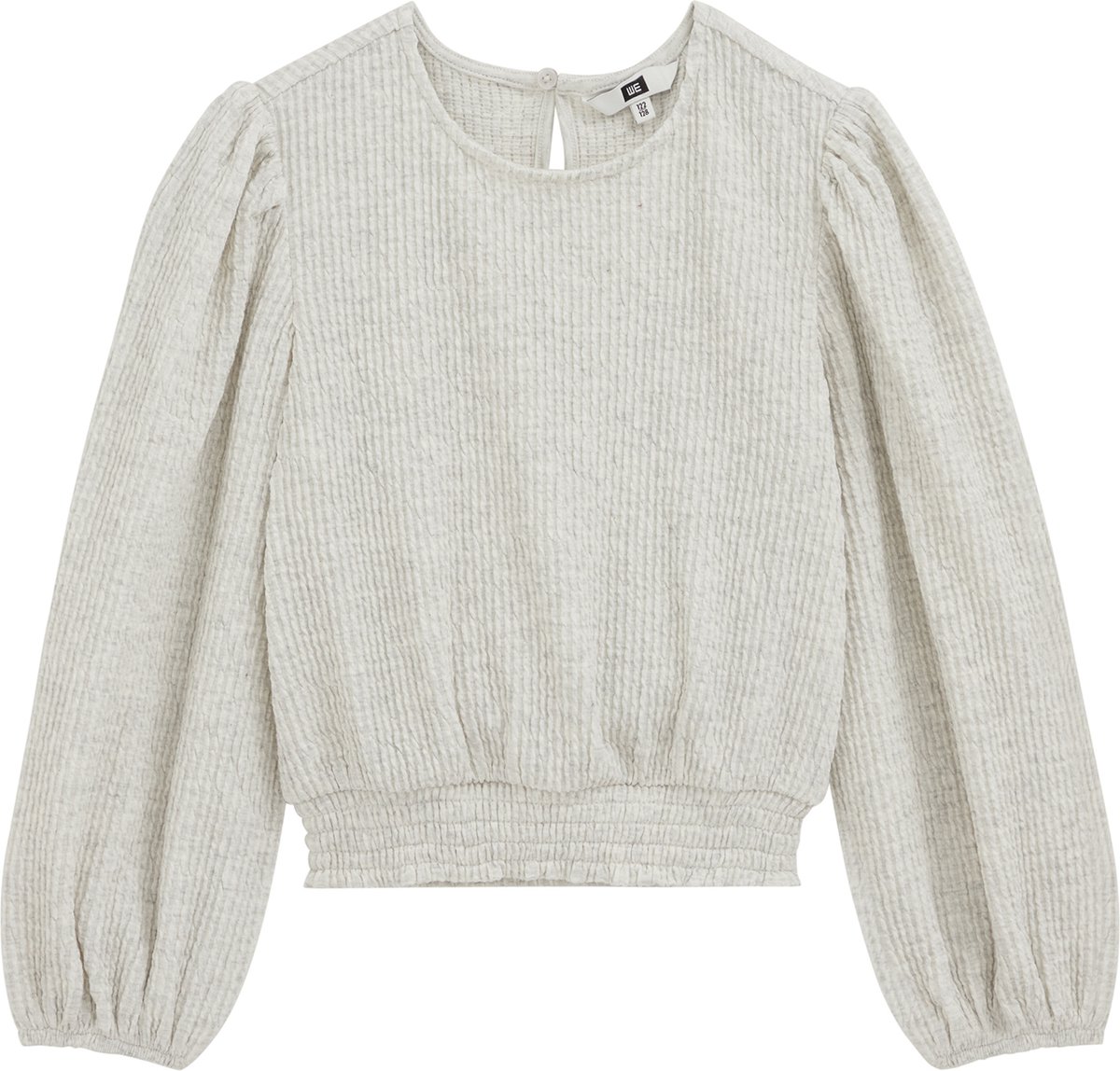 WE Fashion Meisjes cropped top met structuur