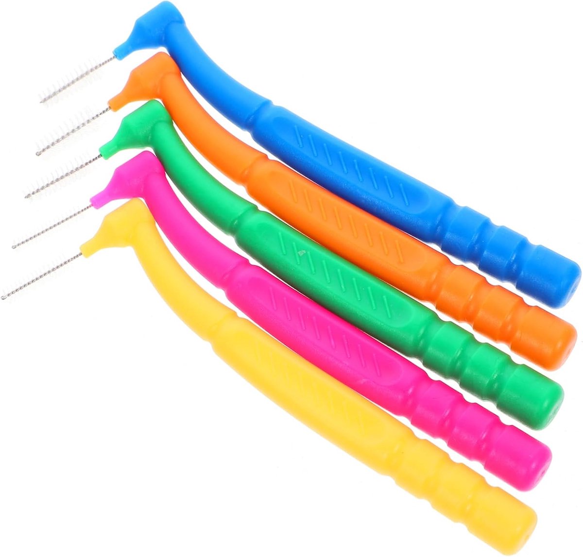 50 Stuks Interdentale Rager Schraper Voor Kleine Schoonmaakborstel Uitrusting Tipi's Scheermesjes Pen Hulpmiddel Schrobben Bereik Tandenborstels Tandenstokers Tandpasta Gom Plastic
