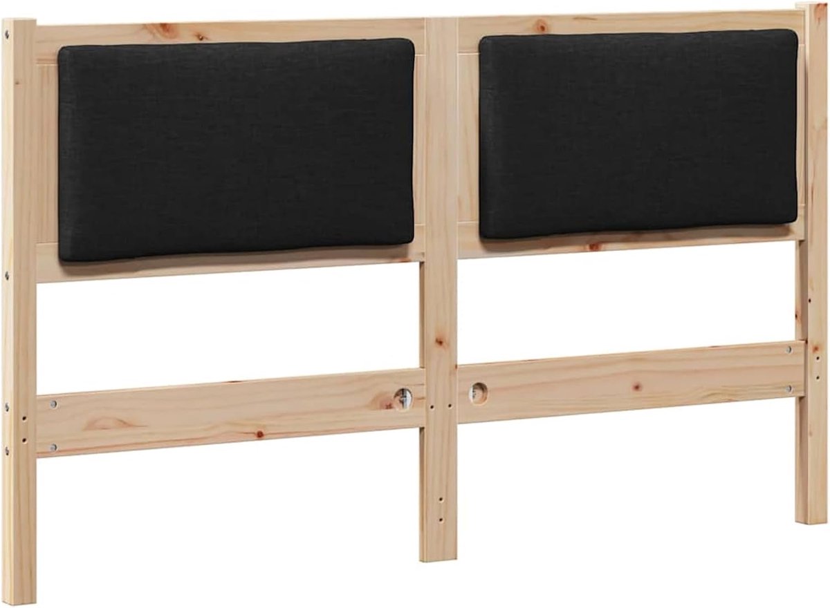 Hoofdeinde overig bruin, 160 cm, massief grenen, voor bedden zonder hoofdeinde, ideaal voor slaapkamer en moderne woonkamers, eenvoudige montage, gemakkelijk te reinigen en rugvriendelijk