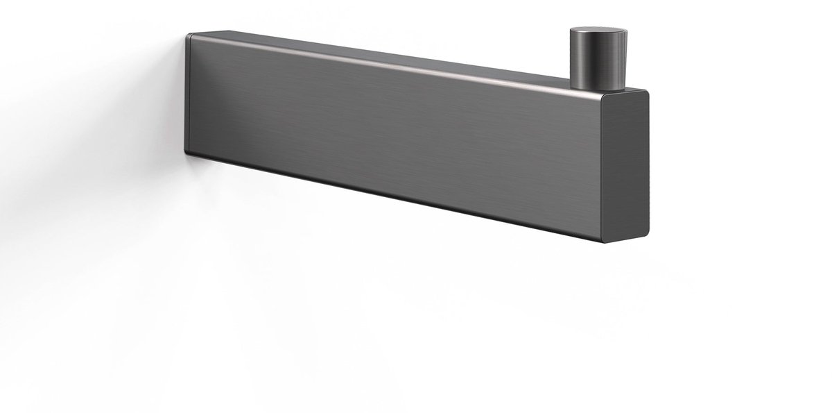Linea Reserverolhouder Graphite | Donkergrijs | Staal