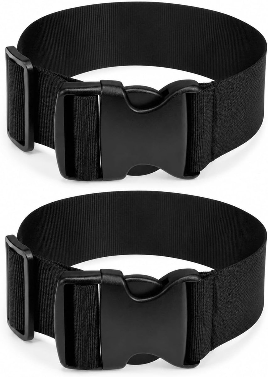 Banden 3 cm x 40/60 cm, antislip rugzakriemen met snelsluiting, stabiel gewicht voor trekking