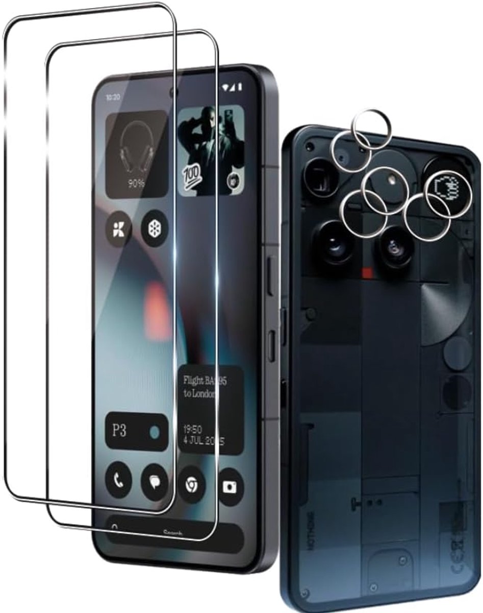 Beschermfolie voor Nothing Phone 3 voor pantserglas, 2 stuks