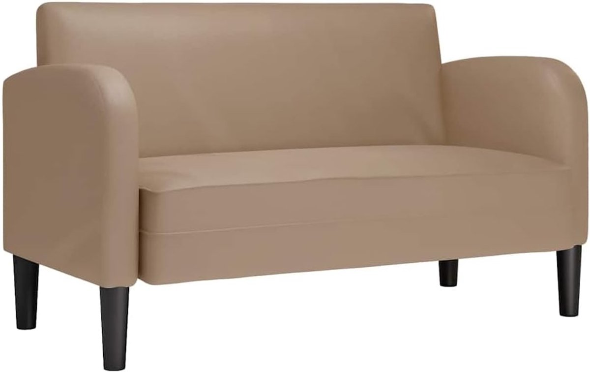 Sofa Cappuccino 110 cm kunstleer