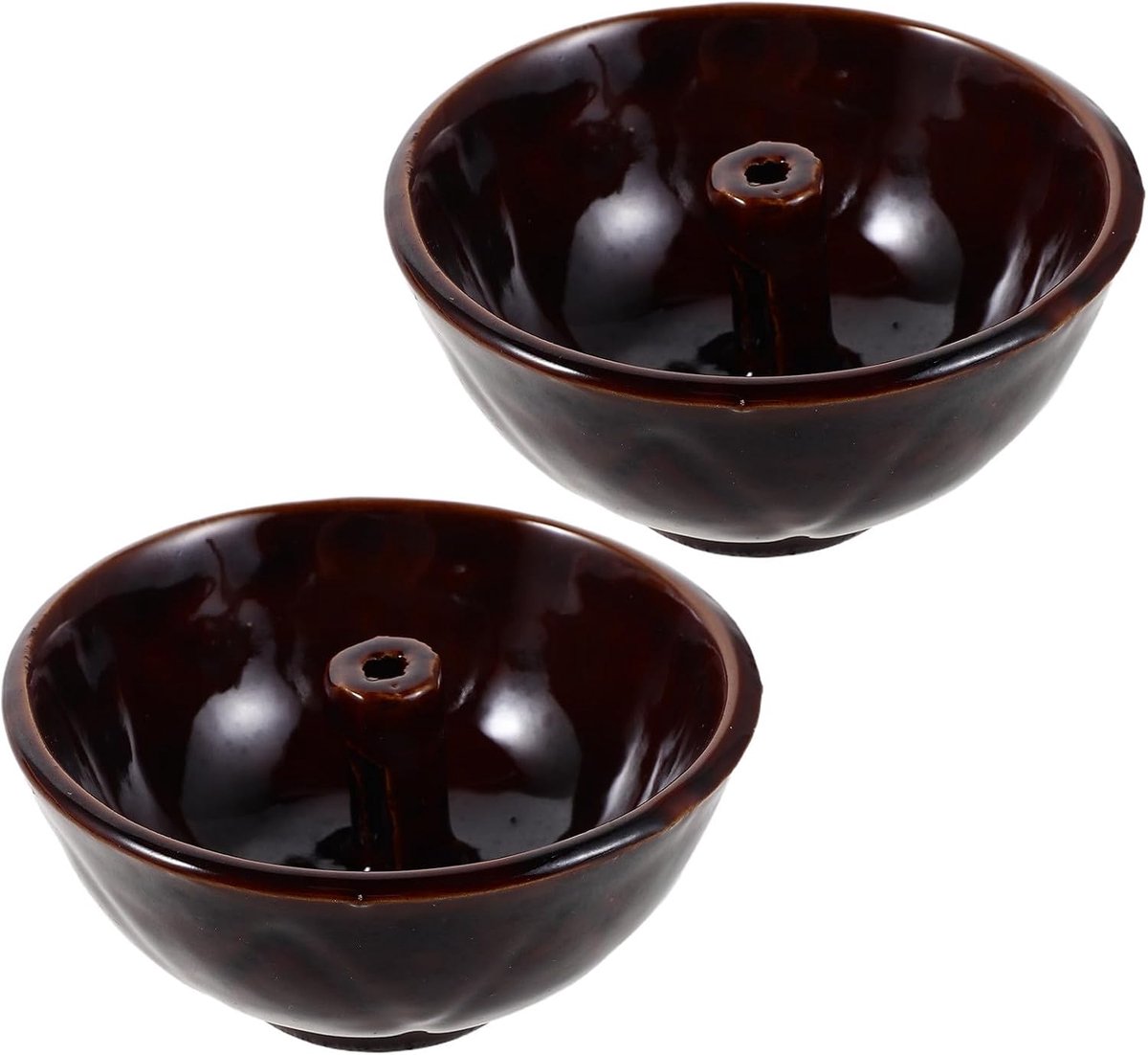 2 stuks Diwali keramische olielamp - Traditionele vintage keramische tafellamp op kerosine voor hindoeïstische festivalaltaren en puja-decoraties