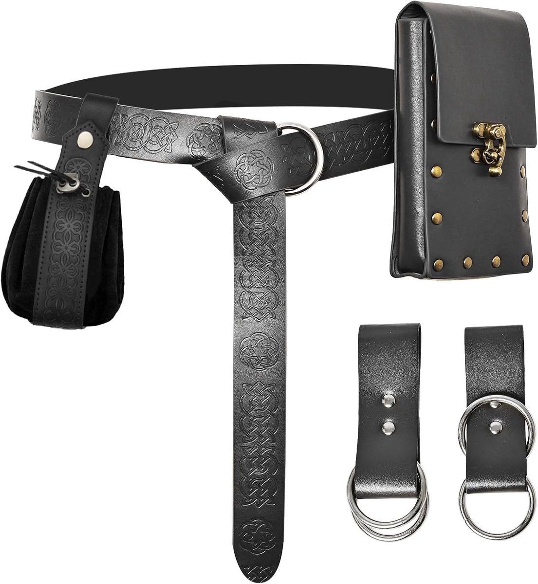 ridderaccessoireset, Halloween necromantenpak, Viking Renaissance kostuum accessoires, voor Halloween renaissance cosplay
