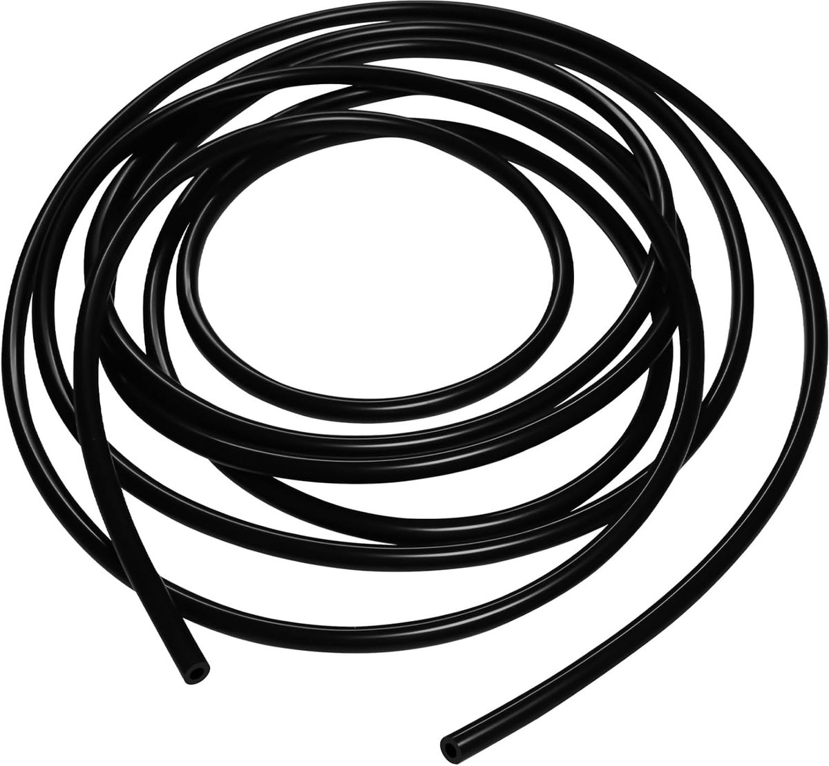 siliconen slang, 12 mm binnendiameter x 16 mm OD 7 m lengte siliconen slang voor aquariumpompen en luchtslangen, zwart
