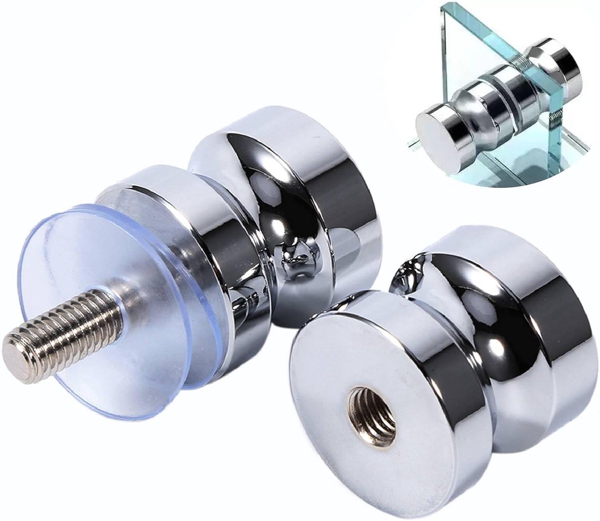 Dailygoods- Handvat Aluminiumlegering - Douchedeurknop - Glazen Schuifdeur - Vervanging - Lichtgewicht - Modern Ontwerp - Deurknop