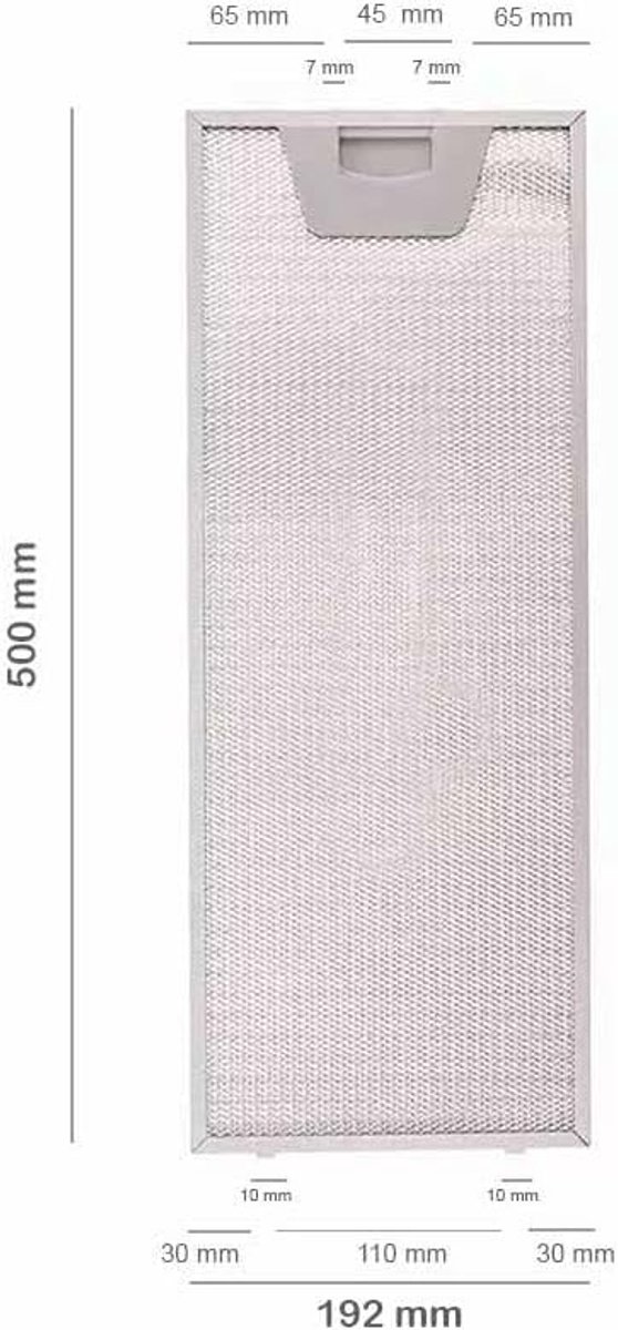 Metalen filter afzuigkap TEKA 61874021