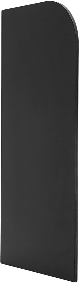 Urinoir scheidingswand toiletafscheiding 40 x 90 cm, urinoir scheidingswand voor toiletten met 304 roestvrijstalen houders, wandmontage mannen urinoir scheidingswand voor bioscoop, hotels