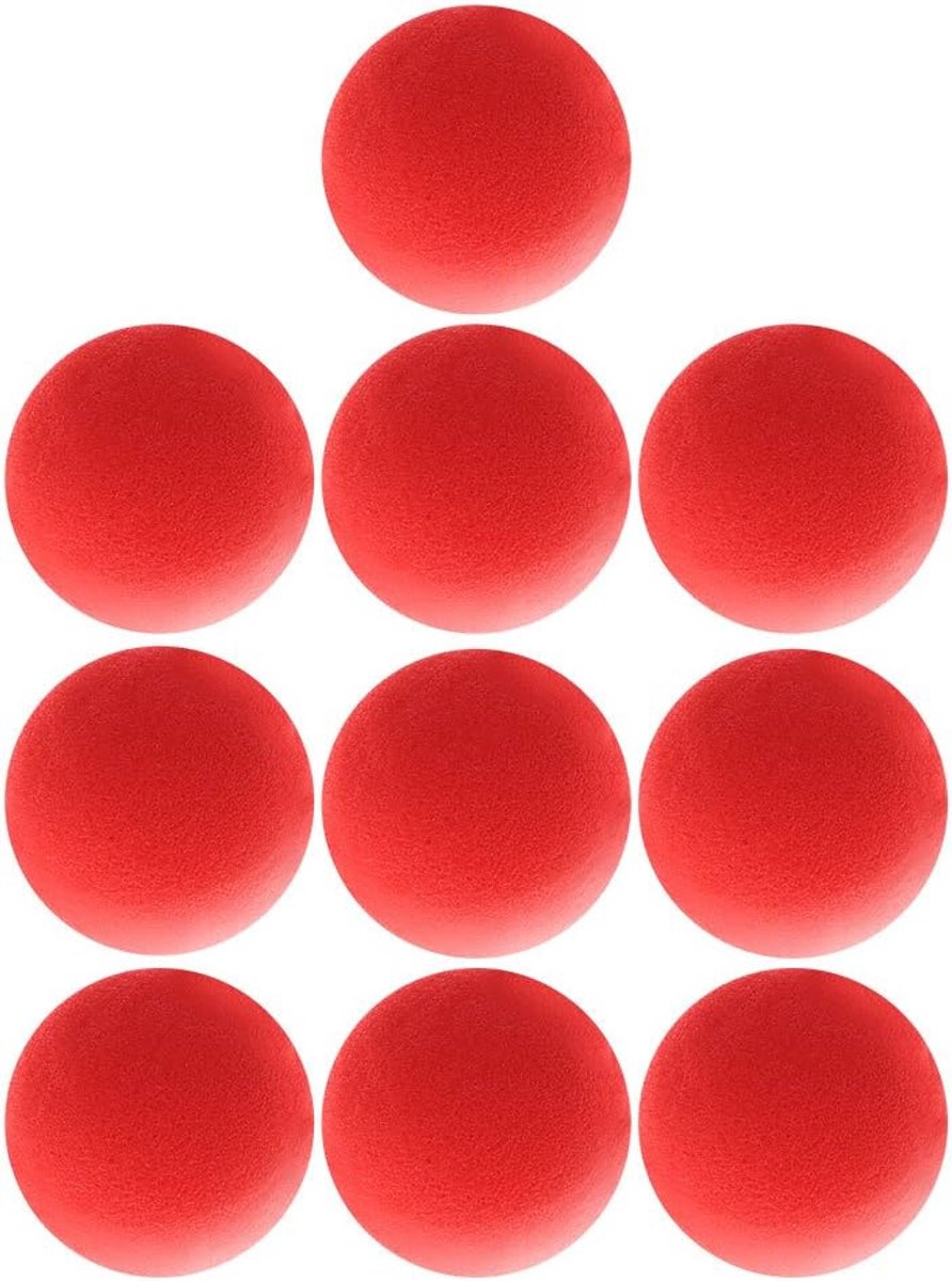 10 stuks 3,5 cm vingertricks rekwisieten sponsballen Street Clical Stage Tricks rood