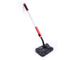 Maxshine 7011035 uitschuifbare microvezel wasstok - 2 hoezen