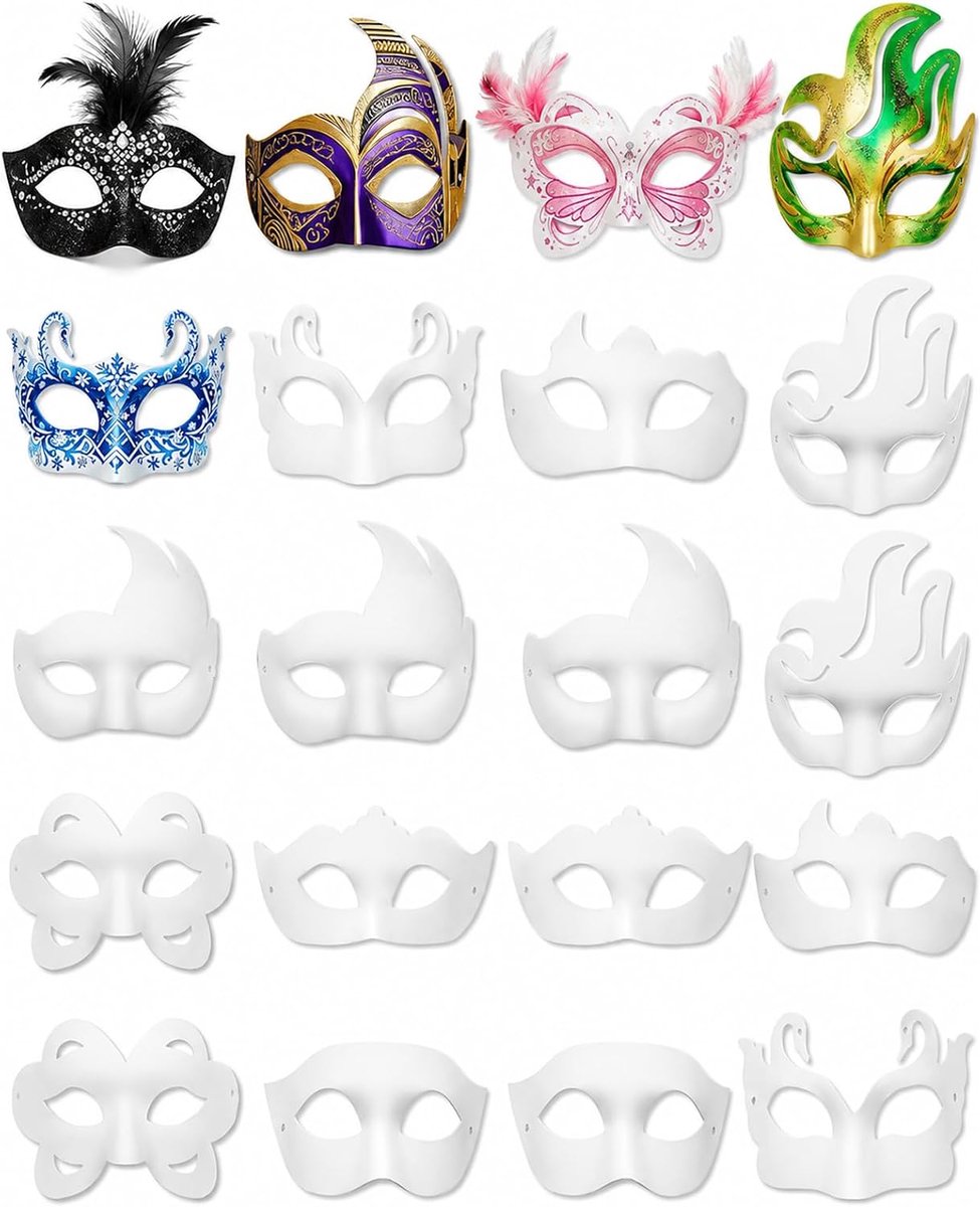 Maskers, schilder- en knutselmaskers