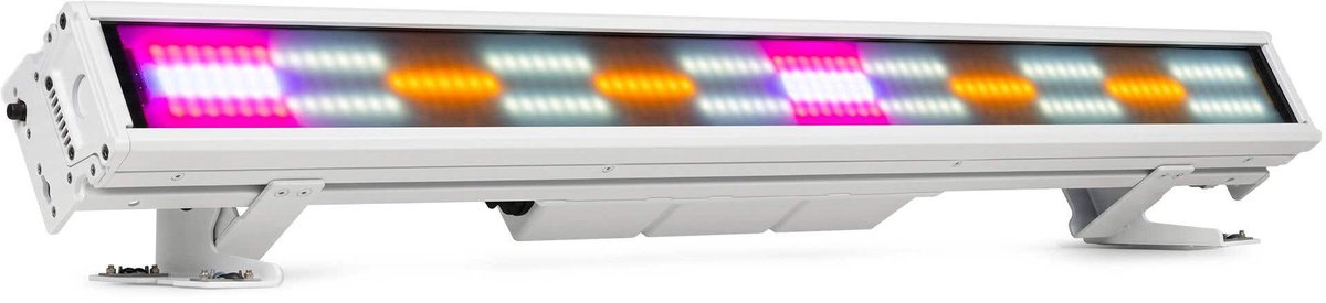 BeamZ Pro LCB400IPWH LED bar met RGBWA LED’s - IP65 Waterdicht - Bedienbare secties - Wit