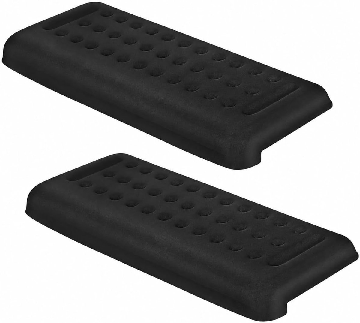 2 stuks polssteun, toetsenbord, elleboogsteun in L-vorm, ergonomisch kussen met traagschuim, antislip, voor tafelrand of bureau, kantoor en gaming