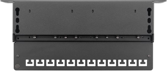 CAT 6 patchpaneel, 10 inch, 12-poorts van Merkloos — afbeelding 5