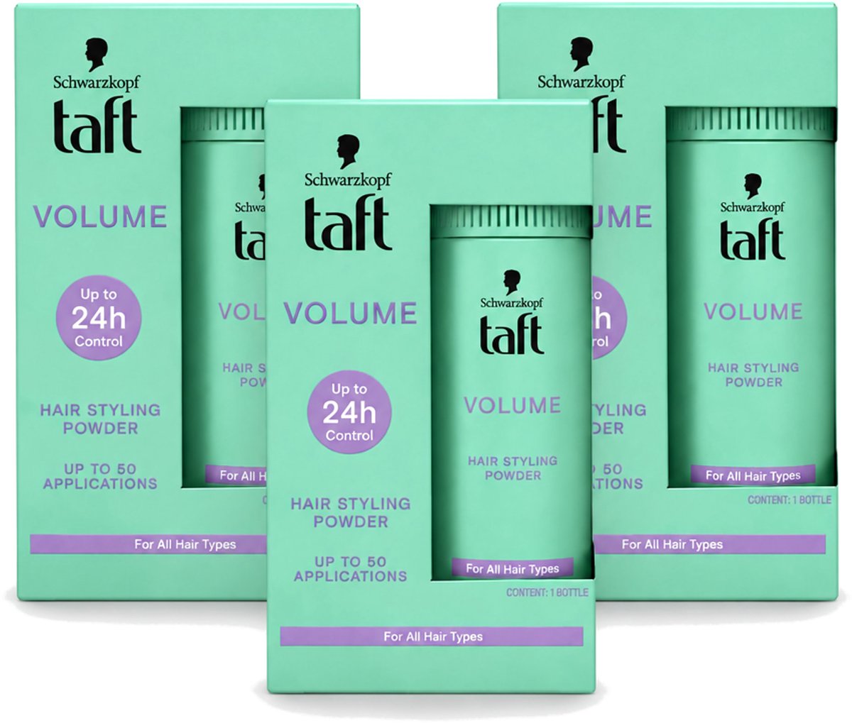 3 x Taft - Volume - Hair Styling Powder - Instant volume - 10 gr - Voordeelverpakking - 3 stuks