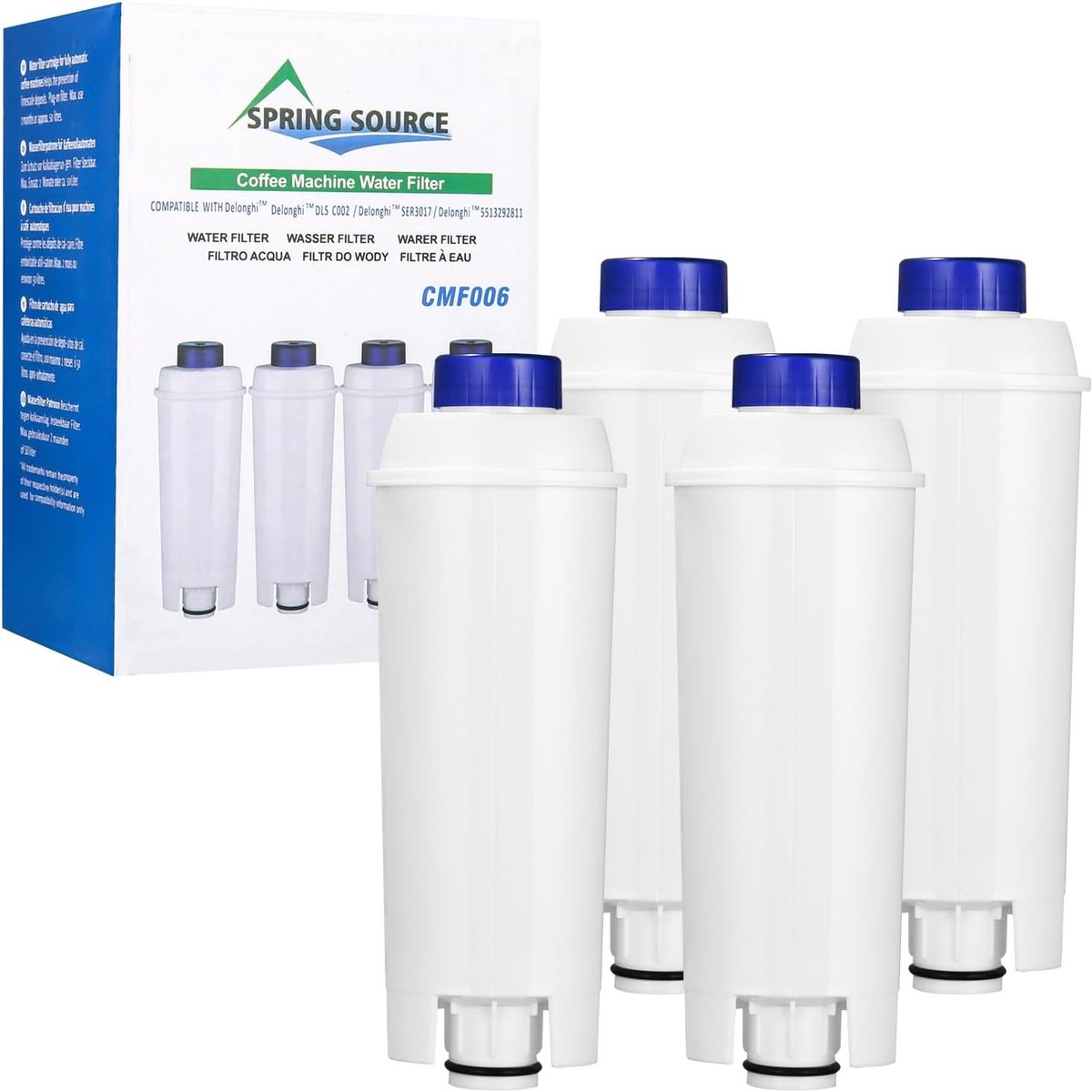 Waterfilter voor koffiemachines, geschikt voor Dinamica, Magnifica S, Eletta Explorer en ECAM Series - Verbeter de smaak en kwaliteit van uw koffie