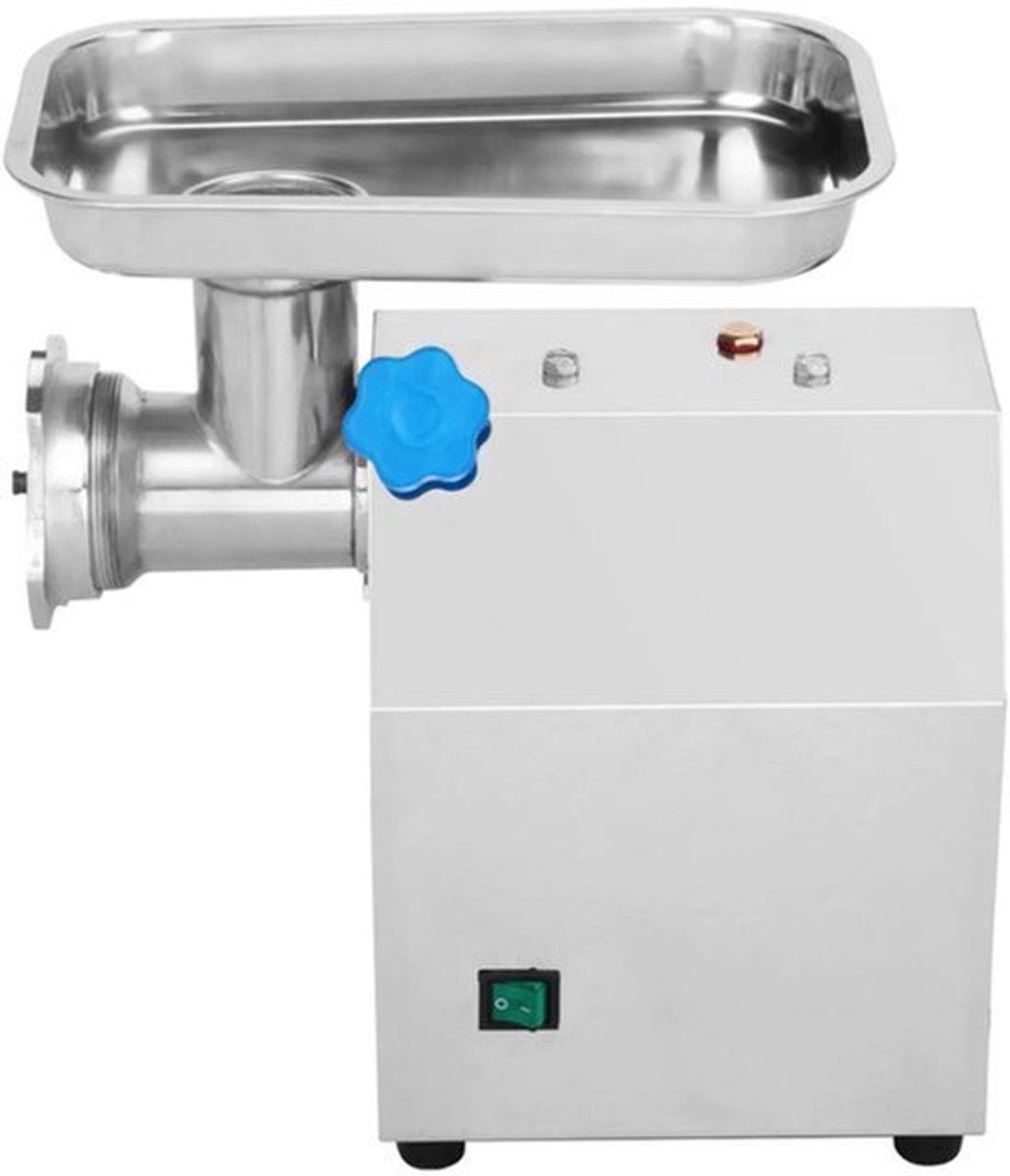 Elektrische Gehaktmolen - Voor alle soorten Vlees - Roestvrij staal - Vleesmolen - Vleesmolens - worstenmaker - 850W - 270LBS/h - 190RPM - Zilver