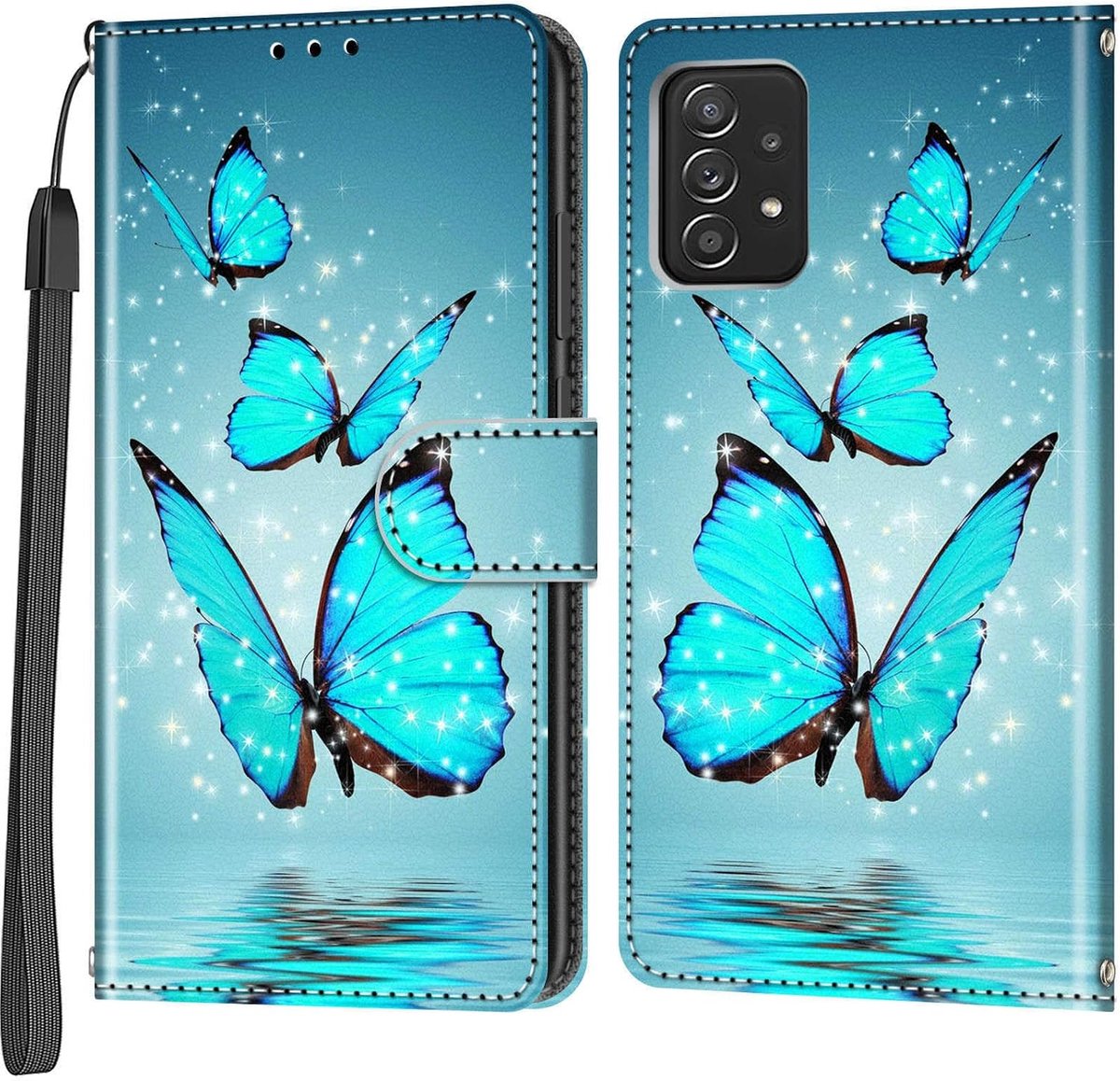 Telefoonhoesje voor Samsung Galaxy A53 5G, vlinder