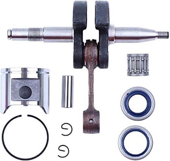 (48 mm) Zuiger, for Husqvarna, 365 kettingzaag #503691303 Pen Vinger Ring Naaldlager Borgring zuigerveer voor tuinmachines — afbeelding 4