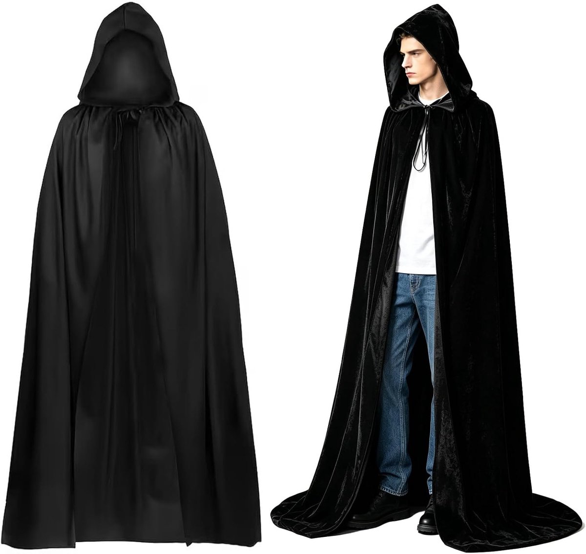 Cape met capuchon voor volwassenen, Halloween, cosplay