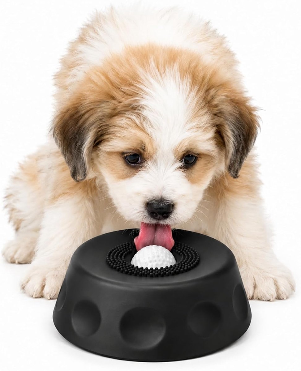 Hondenbak voor vloeibare lekkernijen - likspeelgoed hond van TPR