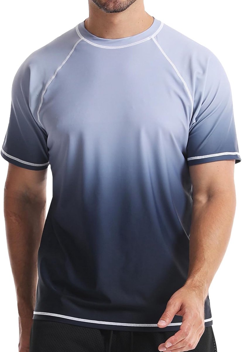 Rash Vest Watersport Rash Guards Zwemmen Shirts Zonbescherming Surfen T-Shirt Running Sport Top Sneldrogend Korte Mouw