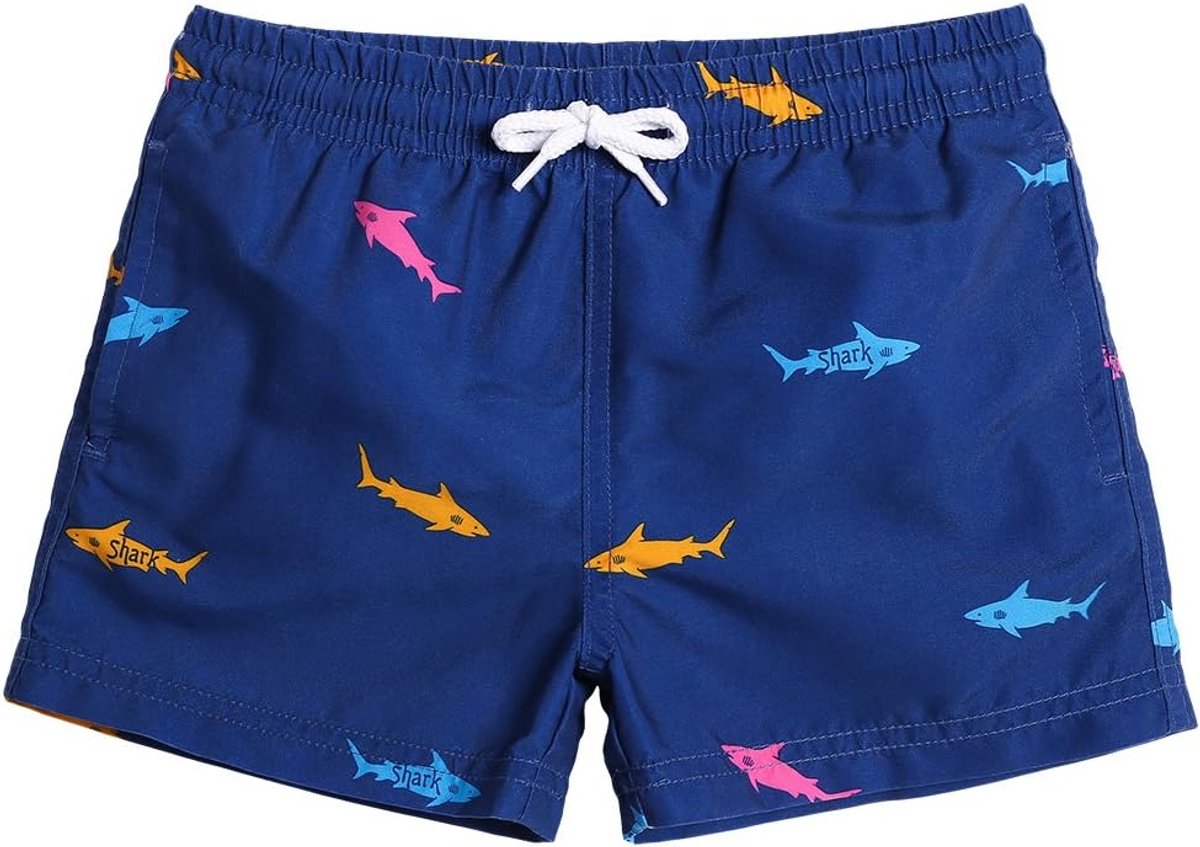 Little boys zwembroek Sneldrogende boardshort met mesh voeringzakken en verstelbaar trekkoord