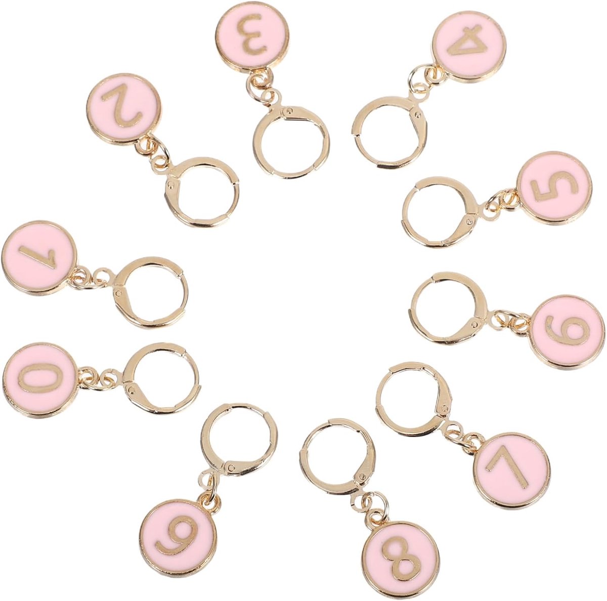 1 Set Breien Gereedschap Breihaak Gereedschap Kledingrek Aas Breinaald Gereedschap Pin Gereedschap Breisgereedschap Warenrek Sjaal Gereedschap Diy-breiring Roze Legering