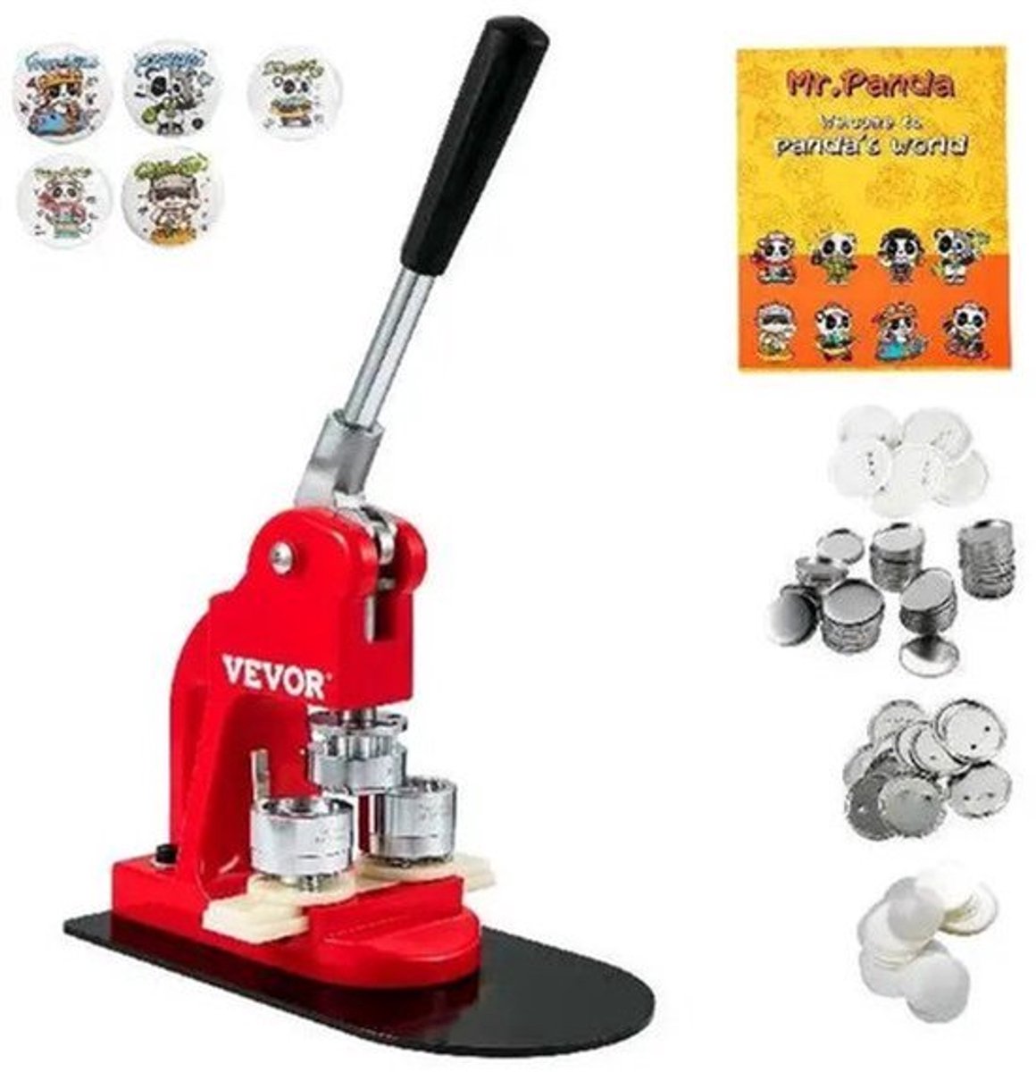 Button Maker - Button Maker Machine - Buttons - Badge Maker - Button Machine - Pin Maker - 32MM - 500st Button Parts