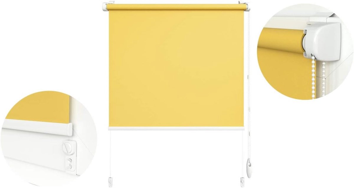Zonder kist, geen boren, verduisterend 50%, 12 kleuren, 24 maten, structuur in wit, rechte manoeuvre