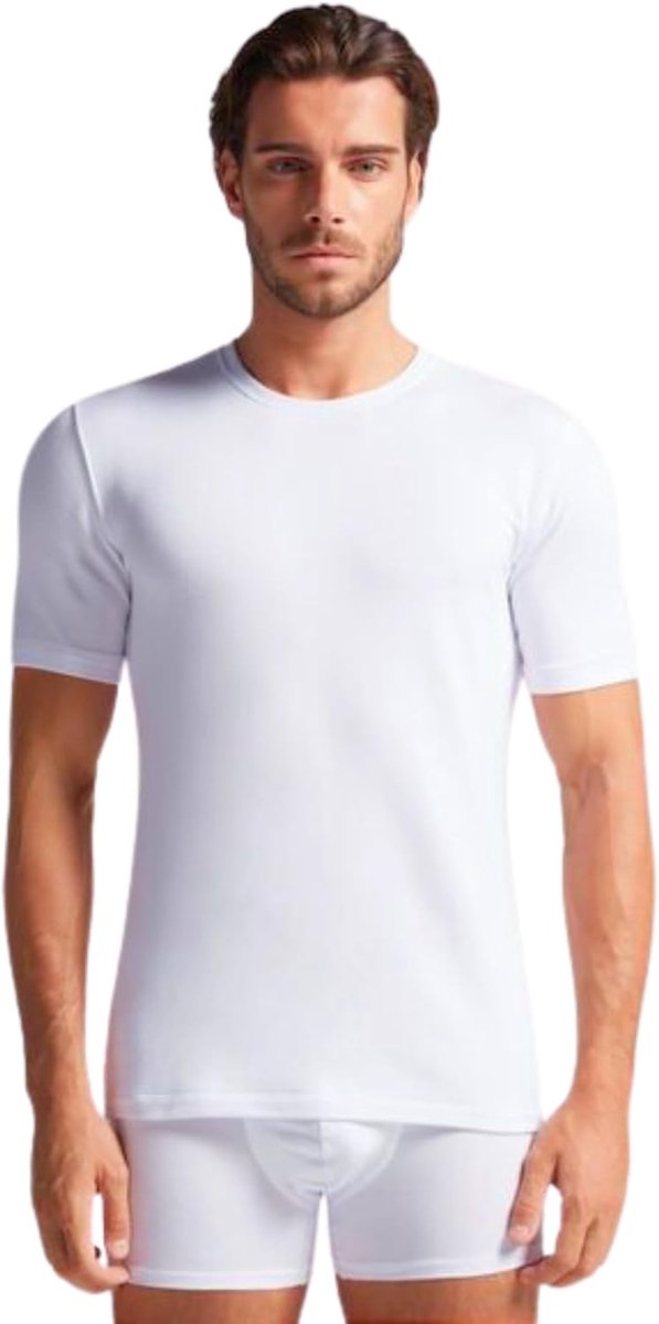 o-day Defonseca 3 stuks herenondergoed van 100% gekamd katoen, ComfortFit, zachtheid en ademend vermogen, heren T-shirt voor alle activiteiten