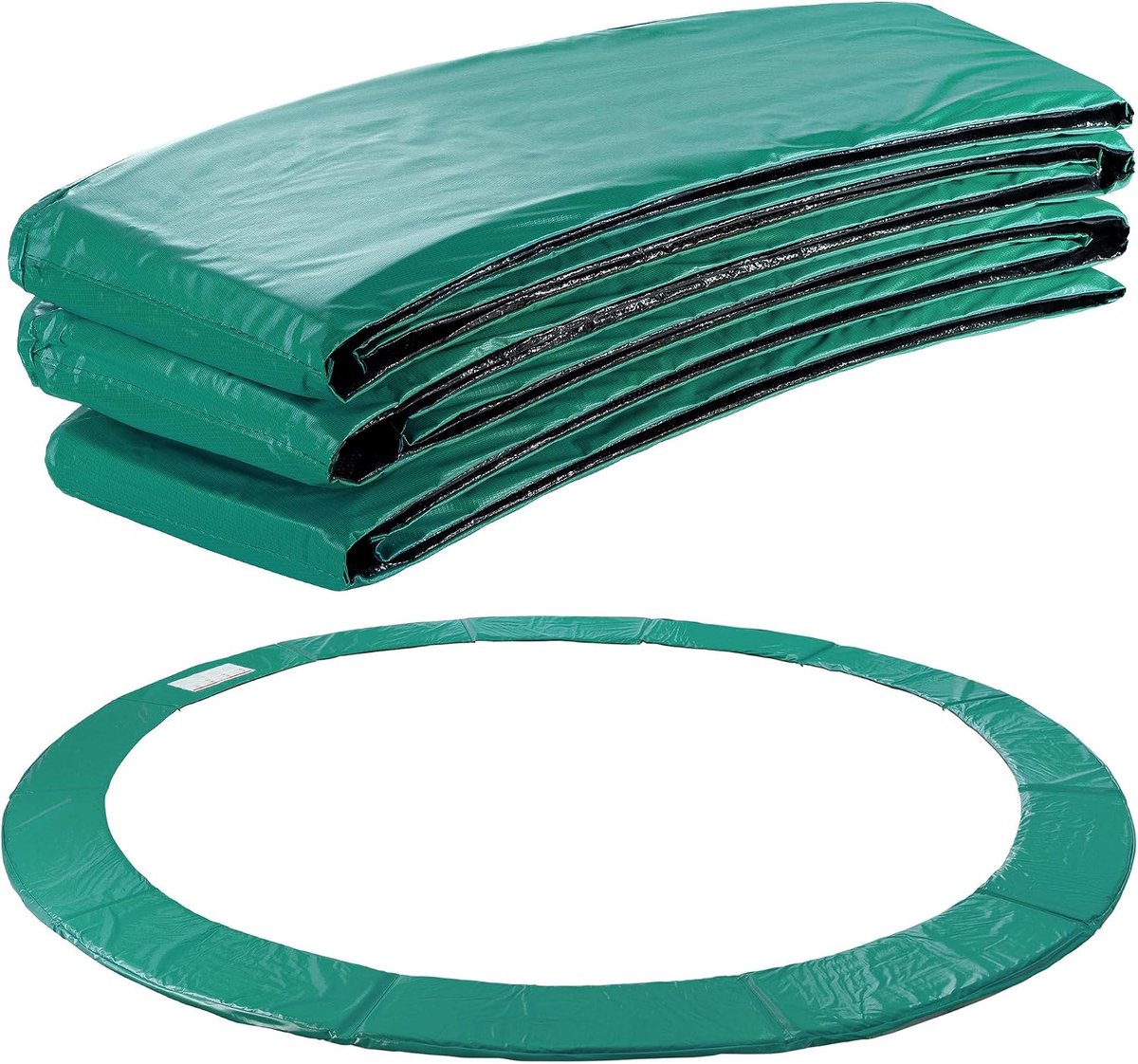 Randafdekking voor trampoline | 427 cm | randbescherming | veiligheidsmat, 100% UV-bestendig | scheurvast trampoline accessoires | Rood