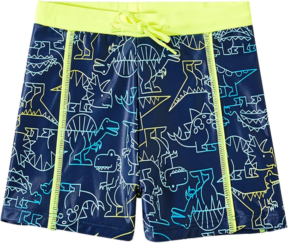 Zwembroek Jongens Kinderbadbroek Korte Zwemshort met Voering Verstelbaar Koord en Elastische Tailleband Sneldrogende Strandbroek Strakzittende voor Kinderen 7-14 Jaar