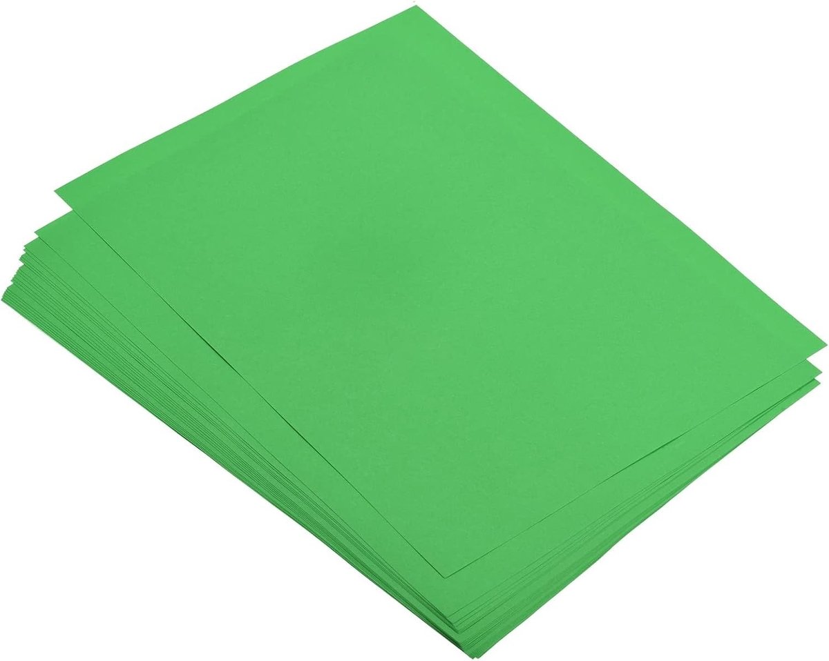 Kleurig A4 Kopieerpapier 80gsm in Smaragdgroen voor Kantoor, Documenten, Uitnodigingen en Kunstprojecten - 50 Vellen