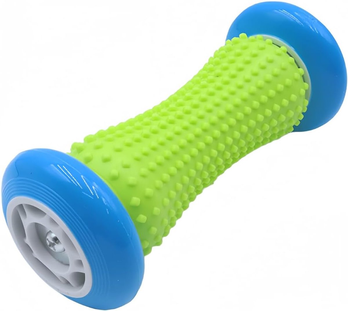 Massageroller voor handen en voeten, voor ontspanning van de voetzoolspieren (plantar fascia) en diepe weefselmassage, lichtblauw.