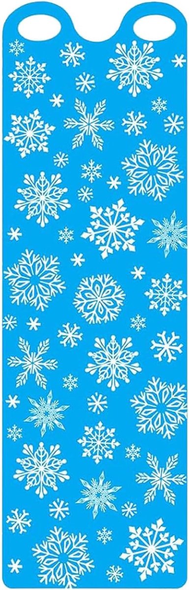 Tapijtslee voor volwassenen, ideale wintersport-slee voor outdooractiviteiten, robuuste glijmat van 137 x 43 cm
