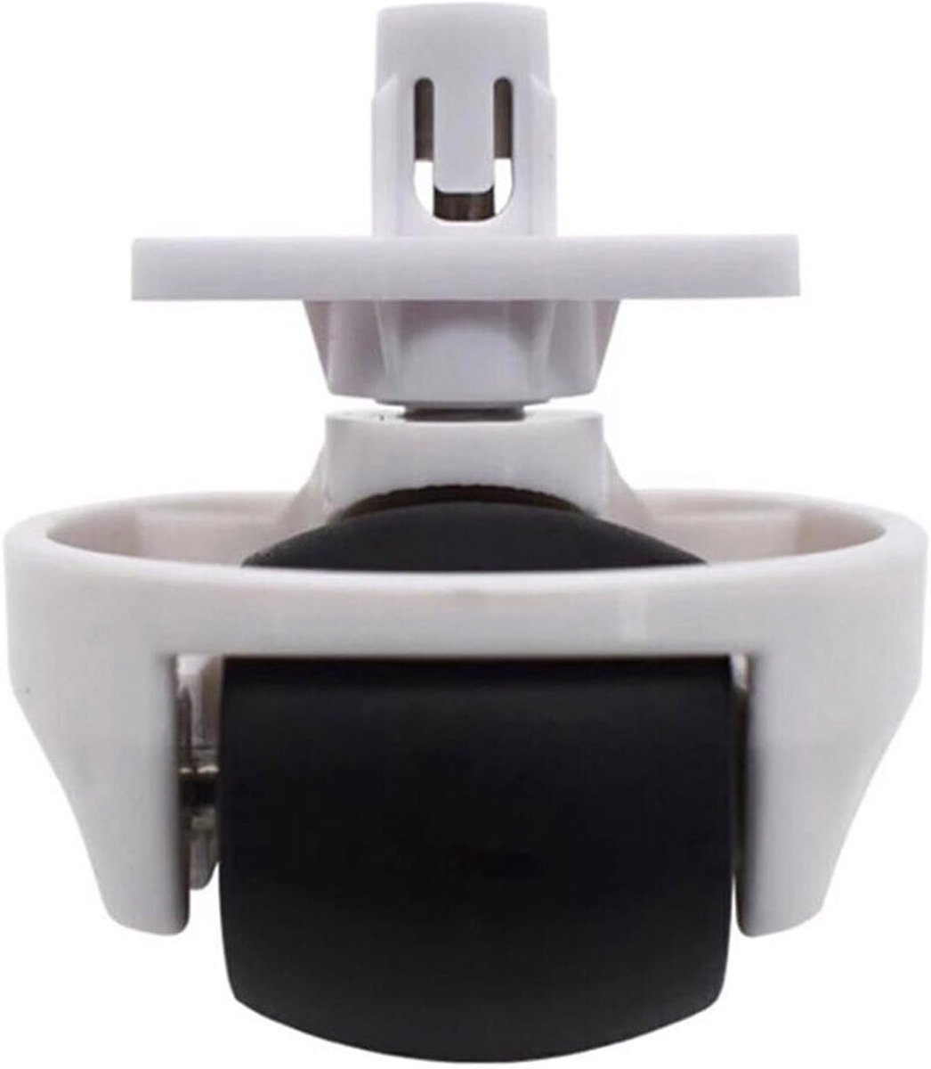 Accessoires, voorwiel, stil voorwiel, geluidsarm voorwiel, voorwiel, banden, voor Roborock veegmachine S65/S55 Max/S65 Pure/S7/S8/T7S/T8/G10/G20 universeel wiel (wit)