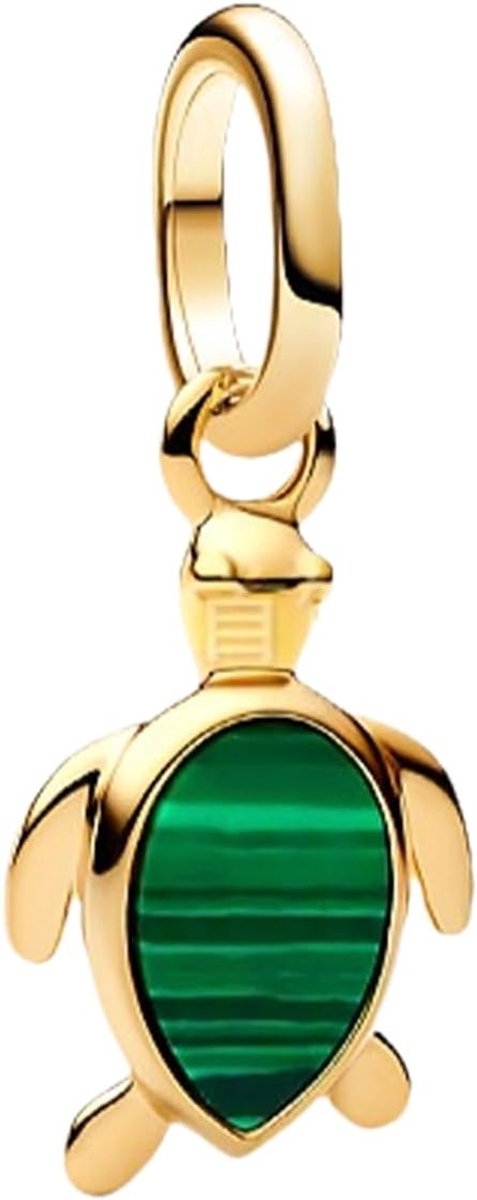 Charms groene schildpad mini-bedelhanger, Ocean Charms koper nikkel verguld, kleine gestileerde schildpad, schildpad vis krab dangle kralen, sieraden cadeau voor vrouwen