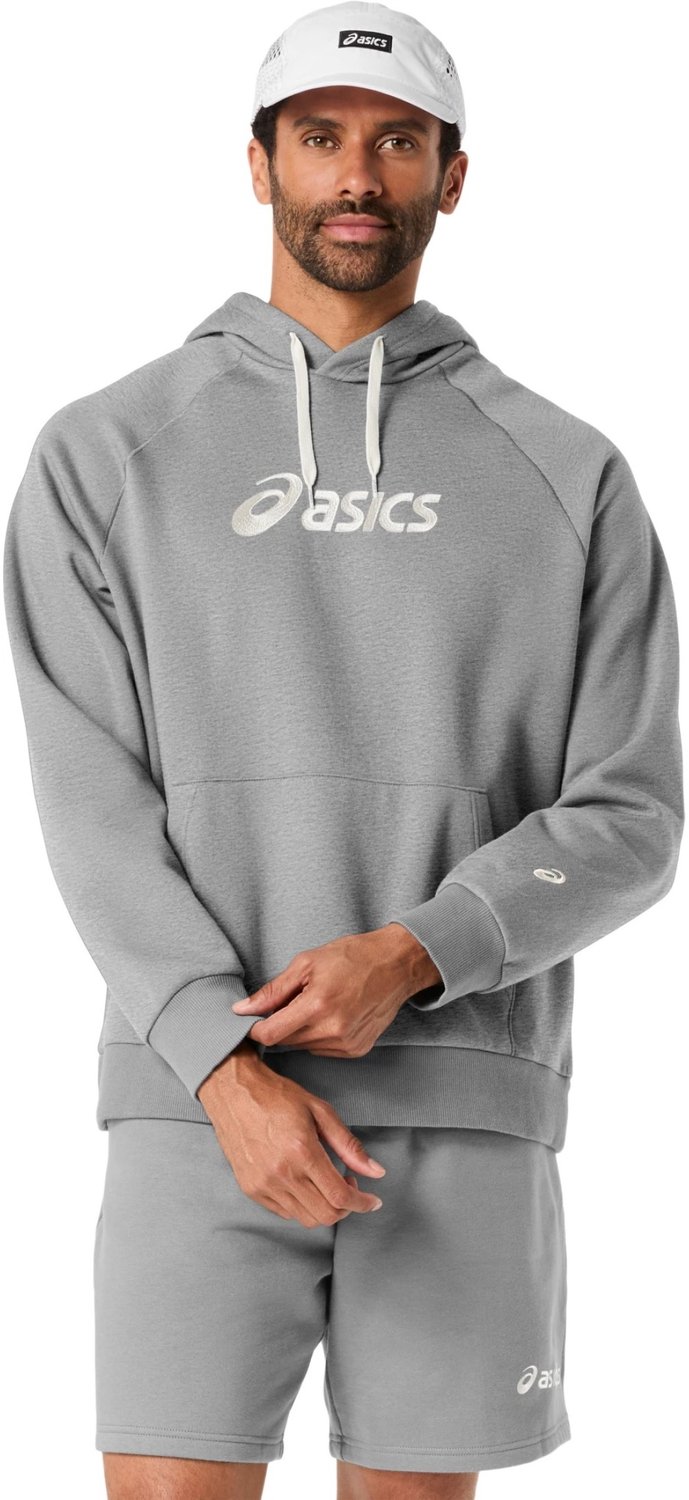 Asics Grijze Logo Fleece sweater Grijs