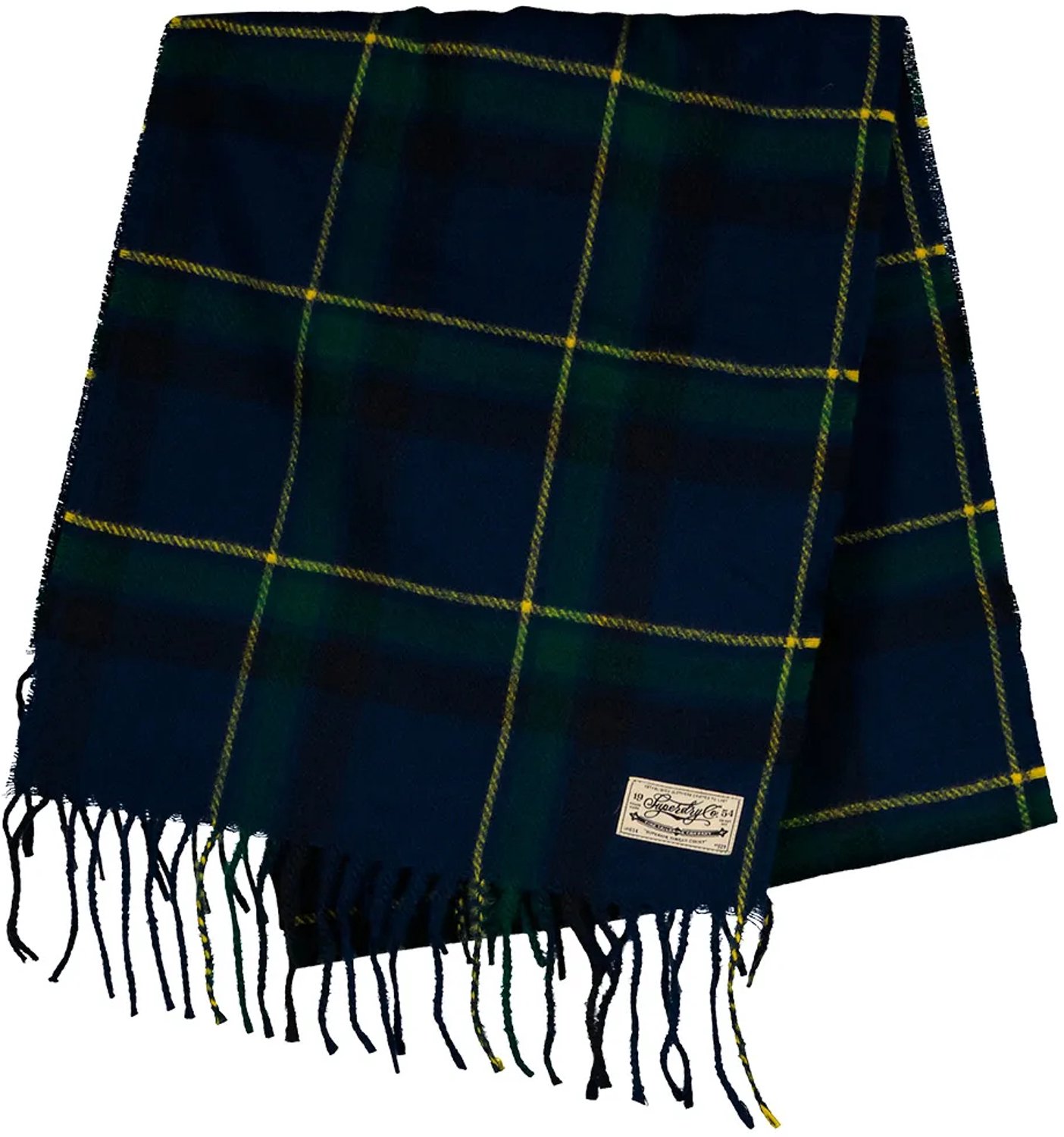 Superdry Heritage Checked Sjaal Blauw Man