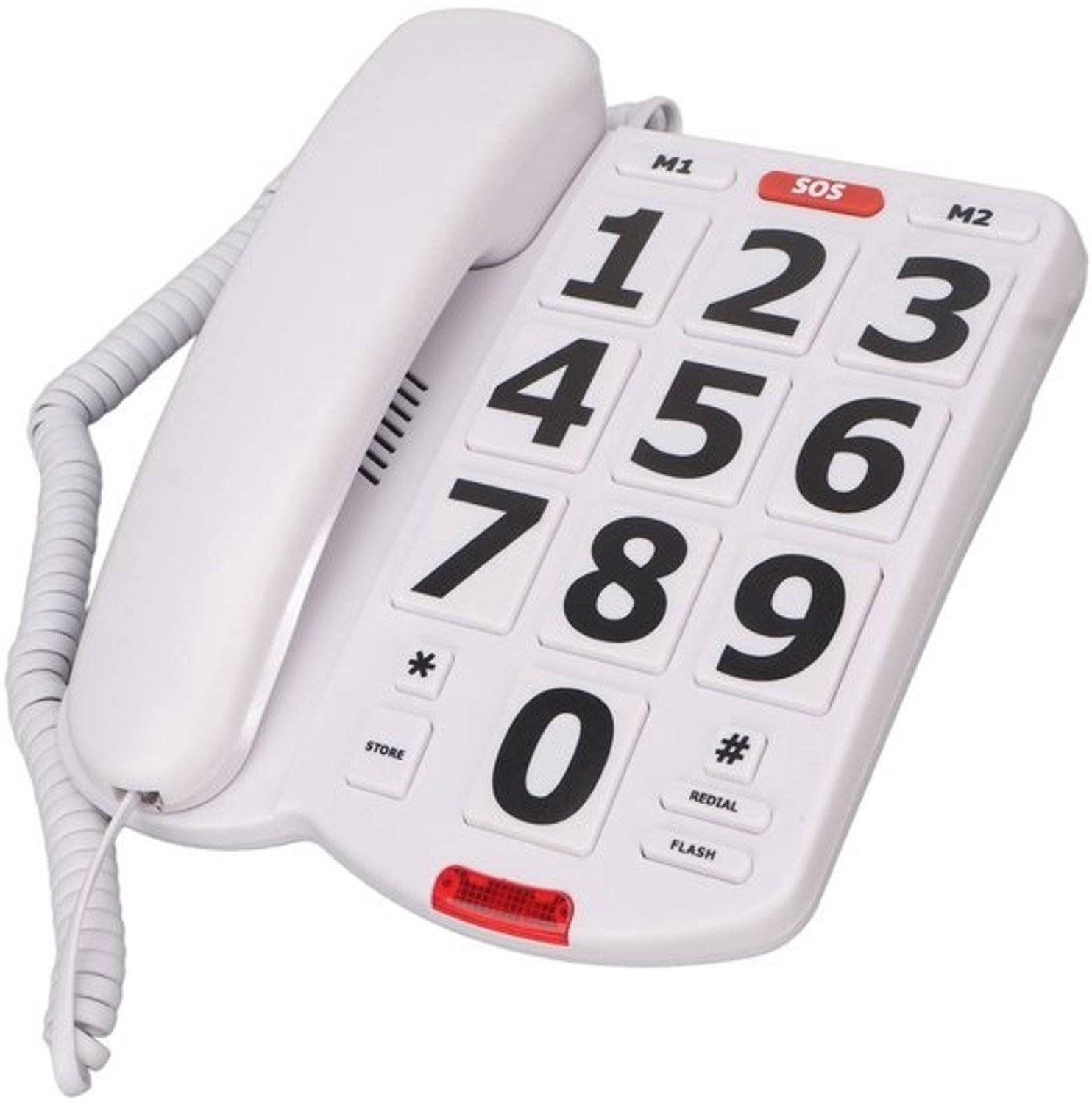 Dailygoods - Telefoon voor senioren - Hoge beltoon en grote toetsen